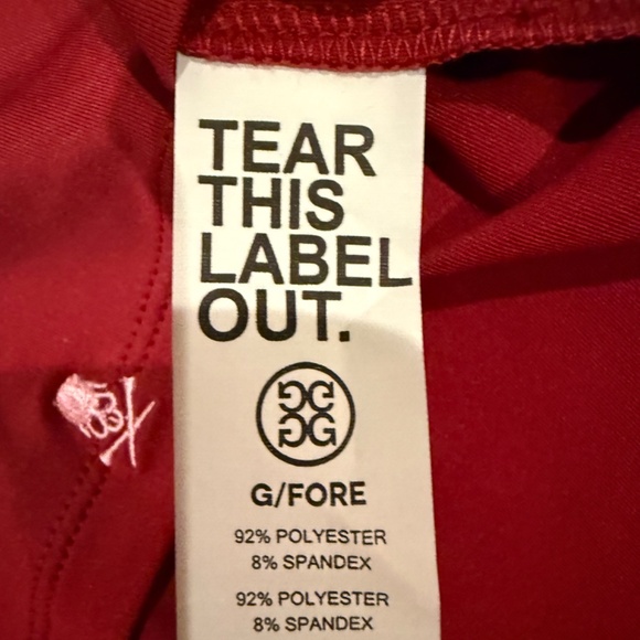 G/Fore Men's Large Embroidered Skull & Tees Tech Jersey Polo MSRP $120 - Picture 7 of 7